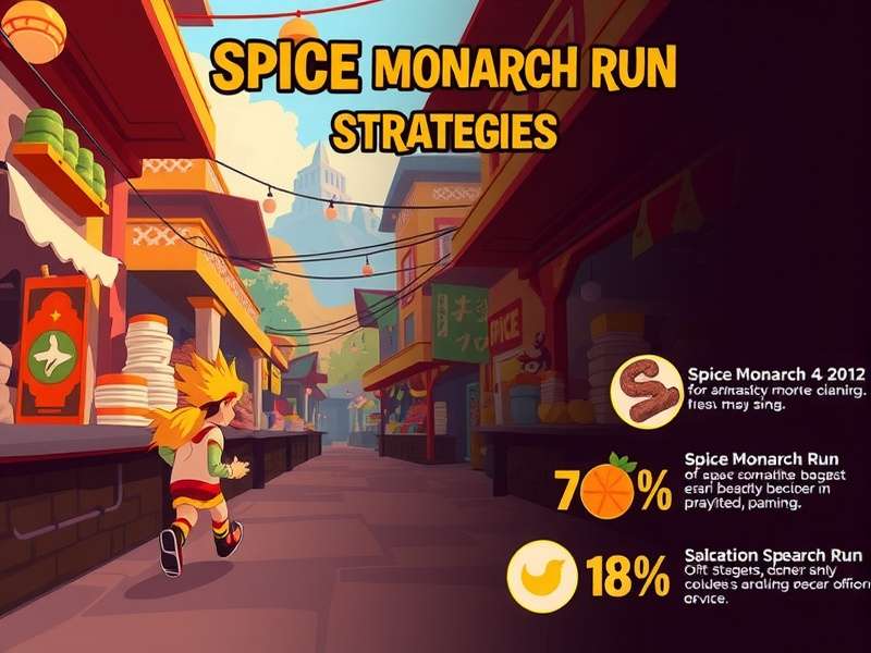 Infographic showing top 5 Spice Monarch Run strategies